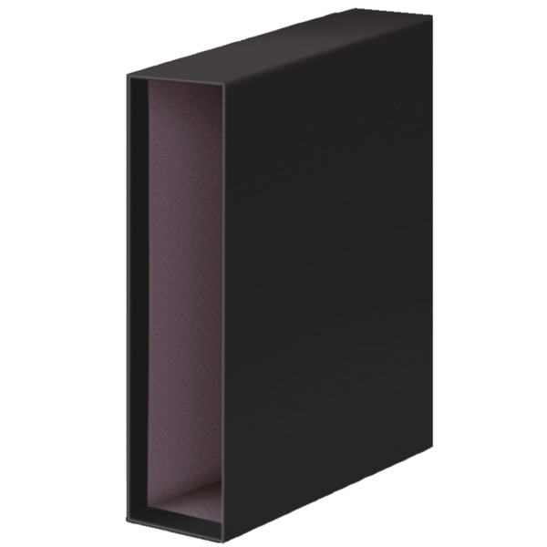 Dohe Archicolor Funda para Archivador de Palanca - Formato Folio - Carton Forrado - Color Negro