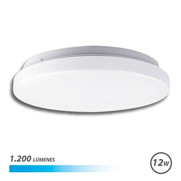 Elbat Aplique LED Techo Redondo 12W Luz Fria