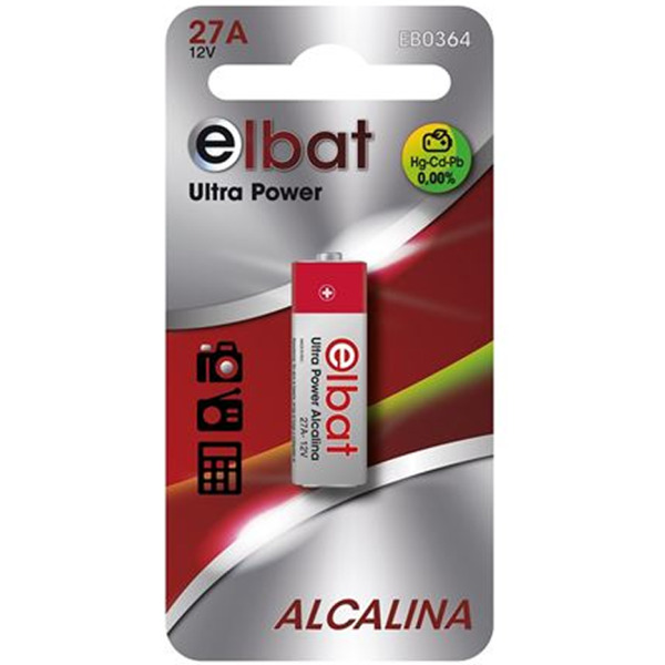 Elbat Pila Alcalina 27A 12V