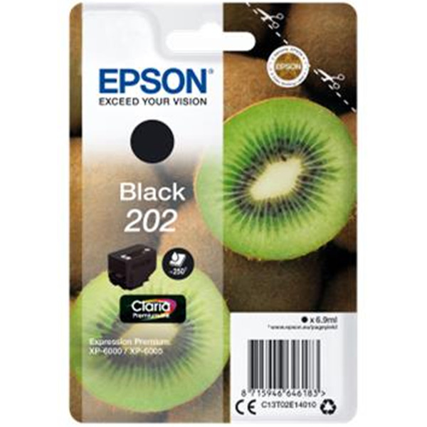 Epson 202 Negro Cartucho de Tinta Original - C13T02E14010