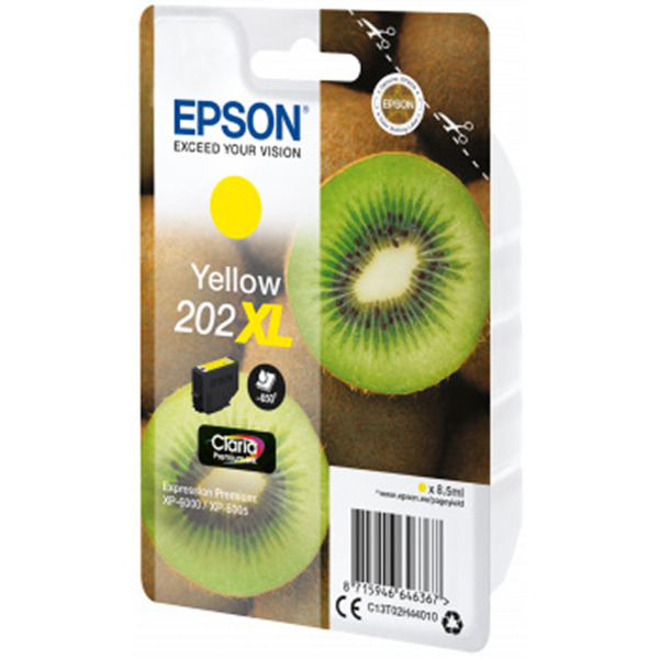 Epson 202XL Amarillo Cartucho de Tinta Original - C13T02H44010