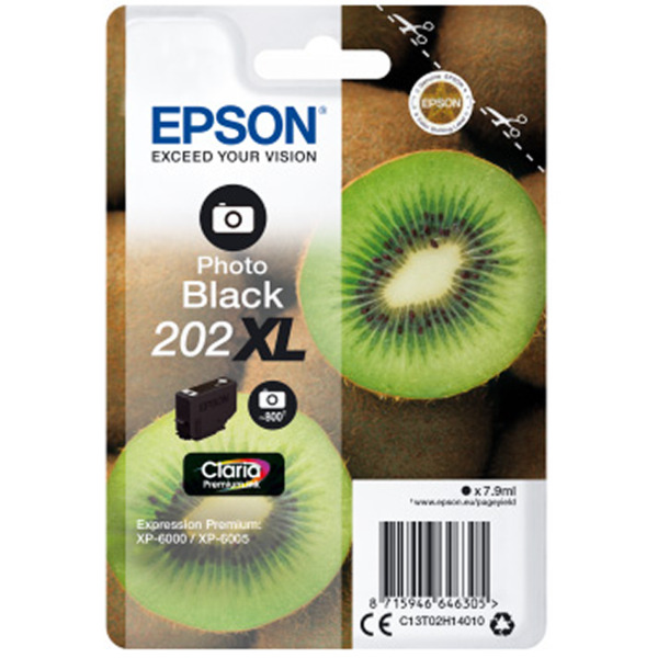 Epson 202XL Negro Photo Cartucho de Tinta Original - C13T02H14010