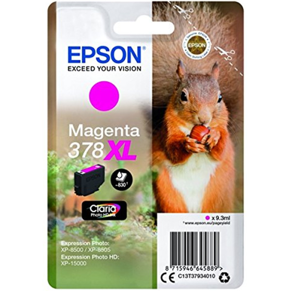 Epson 378XL Magenta Cartucho de Tinta Original - C13T37934010