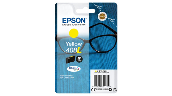 Epson 408L Amarillo Cartucho de Tinta Original - C13T09K44010