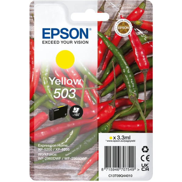 Epson 503 Amarillo Cartucho de Tinta Original - C13T09Q44010