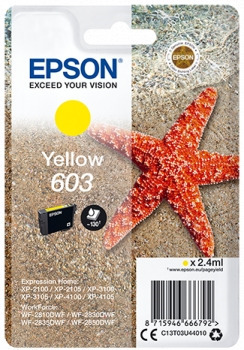 Epson 603 Amarillo Cartucho de Tinta Original - C13T03U44010