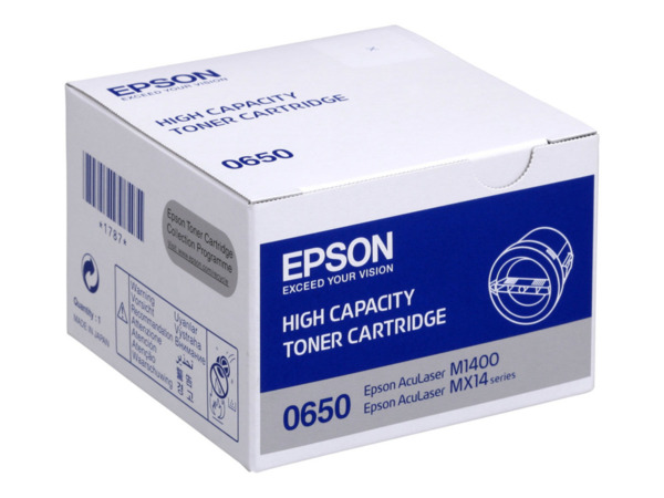 Epson Aculaser M1400/MX14 Negro Cartucho de Toner Original - C13S050650