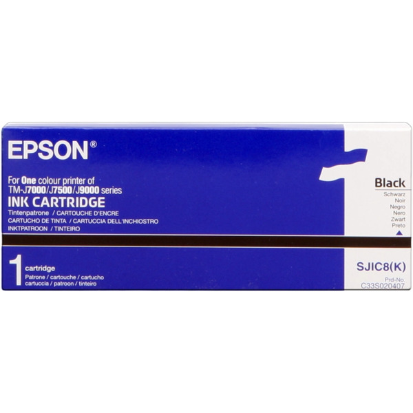 Epson SJIC8(K) Negro Cartucho de Tinta Original - C33S020407