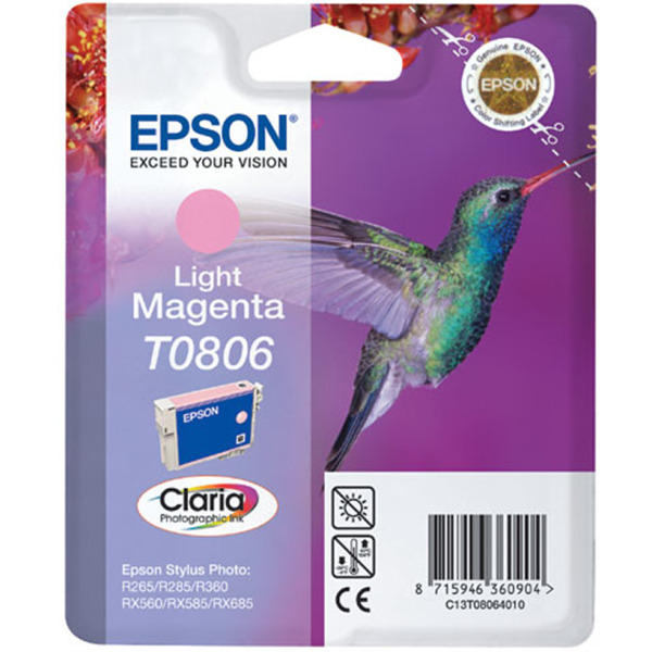 Epson T0806 Magenta Light Cartucho de Tinta Original - C13T08064011