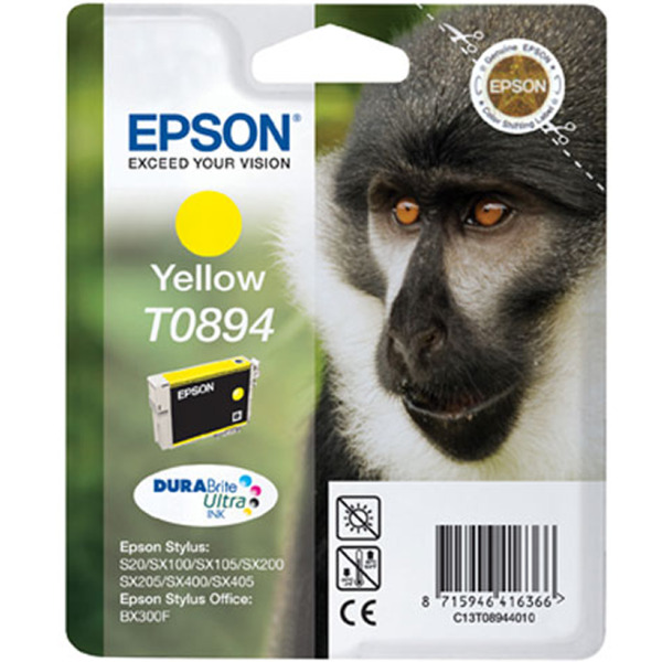 Epson T0894 Amarillo Cartucho de Tinta Original - C13T08944011