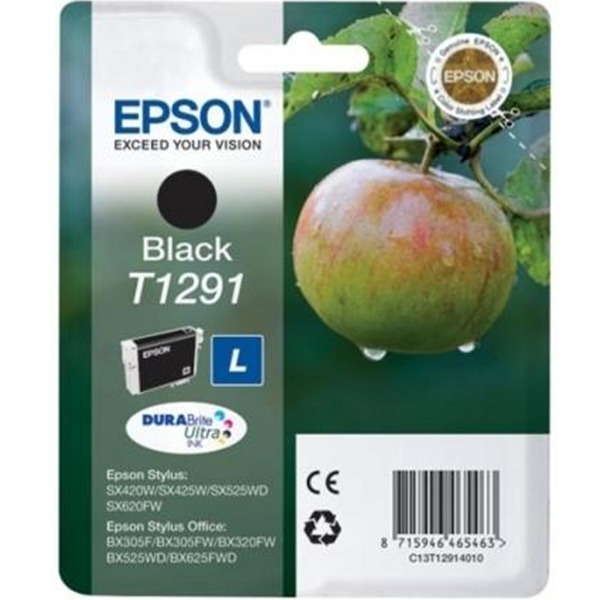 Epson T1291 Negro Cartucho de Tinta Original - C13T12914012