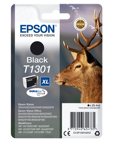 Epson T1301 Negro Cartucho de Tinta Original - C13T13014012