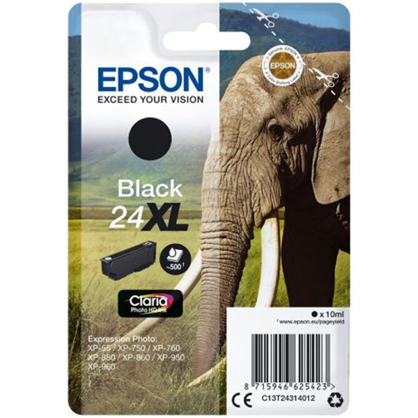 Epson T2431 (24XL) Negro Cartucho de Tinta Original - C13T24314012