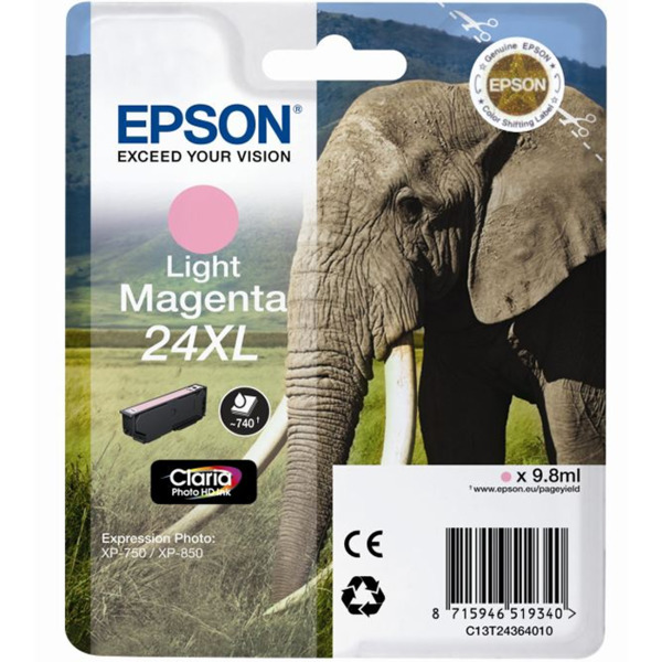 Epson T2436 (24XL) Magenta Light Cartucho de Tinta Original - C13T24364012