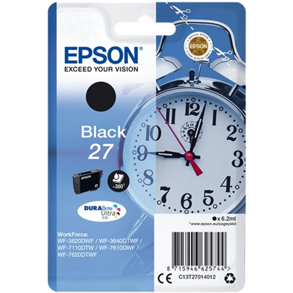 Epson T2701 (27) Negro Cartucho de Tinta Original - C13T27014012