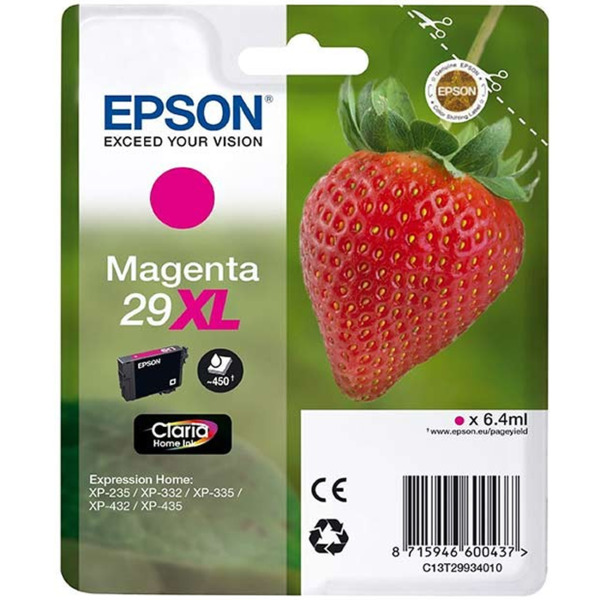 Epson T2993 (29XL) Magenta Cartucho de Tinta Original - C13T29934012