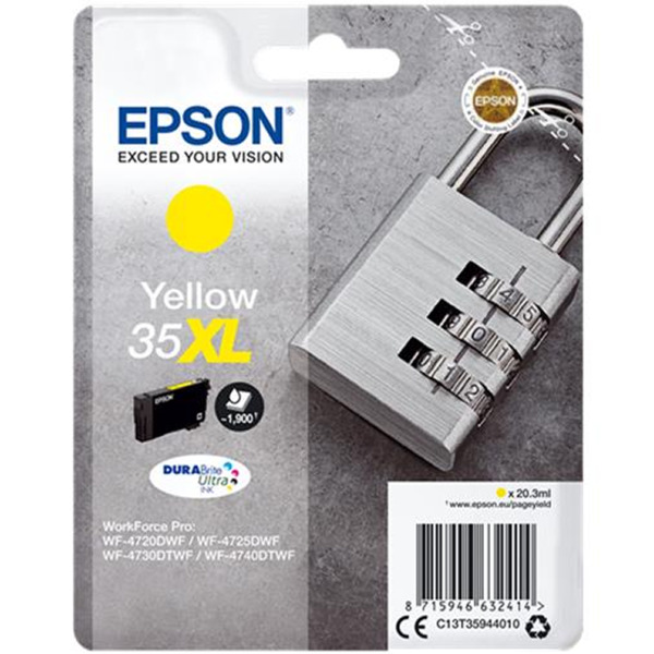 Epson T3594 (35XL) Amarillo Cartucho de Tinta Original - C13T35944010