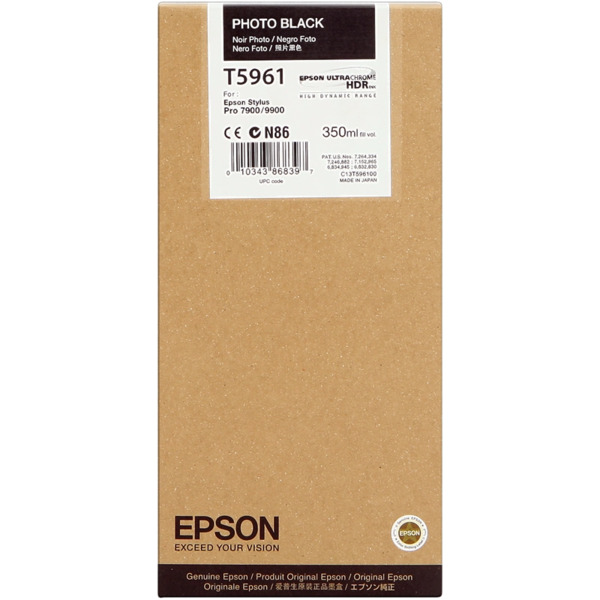 Epson T5961 Negro Photo Cartucho de Tinta Original - C13T596100