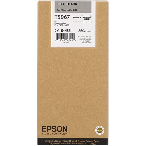 Epson T5967 Negro Light Cartucho de Tinta Original - C13T596700