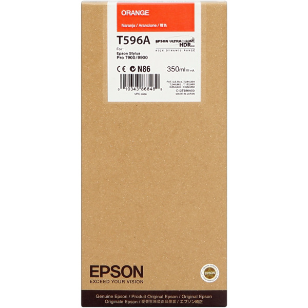 Epson T596A Naranja Cartucho de Tinta Original - C13T596A00