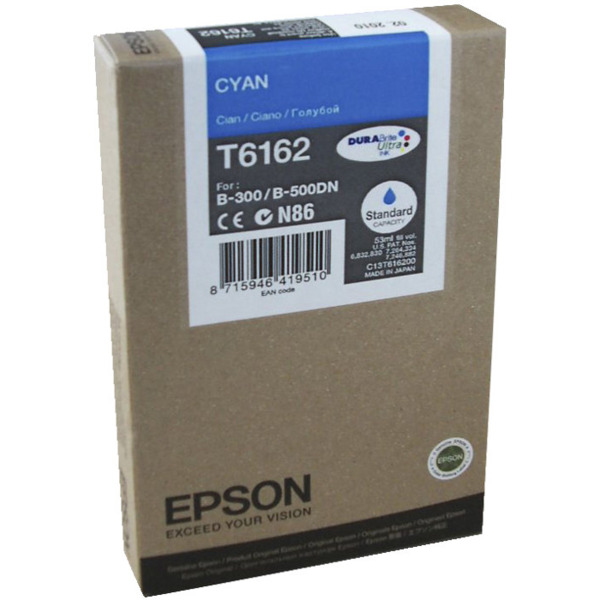 Epson T6162 Cyan Cartucho de Tinta Original - C13T616200