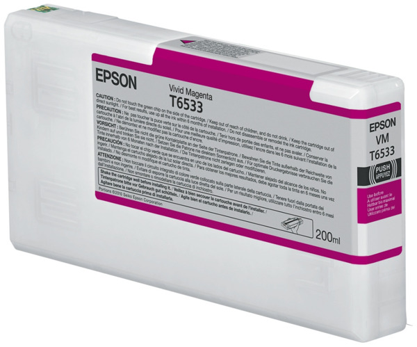 Epson T6533 Magenta Cartucho de Tinta Original - C13T653300