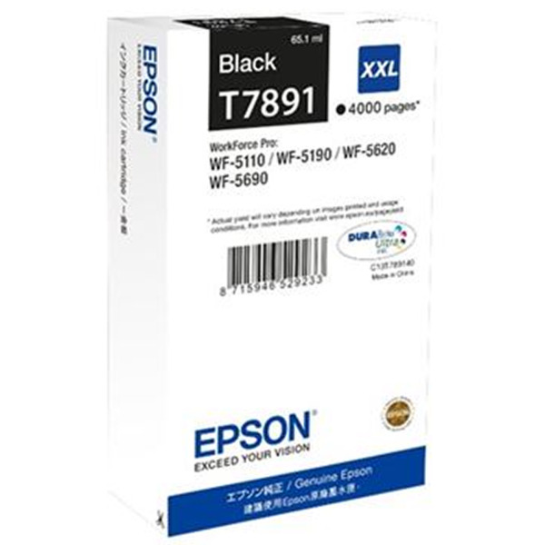 Epson T7891 Negro Cartucho de Tinta Original - C13T789140