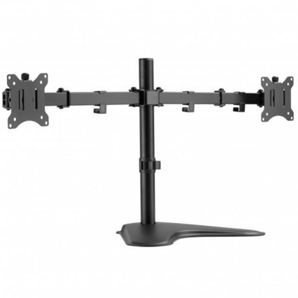 Equip Soporte de Mesa con Brazos Articulados para 2 Monitores 17-32 - Gestion de Cables - Peso Max 8kg - VESA 100x100mm