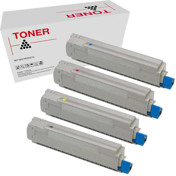 ES7460 / ES7470 / ES7480 pack 4 toner generico OKI Executive 45396216 45396215 45396214 45396213