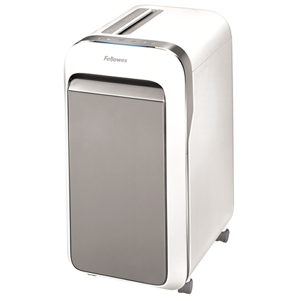 Fellowes LX221 Destructora de Papel Manual Microcorte - Destruye hasta 20 Hojas - 30L - Color Blanco