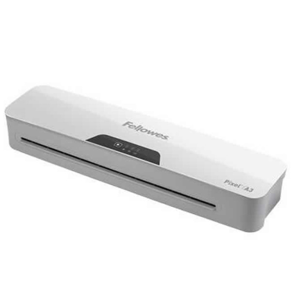 Fellowes Pixel A3 Plastificadora - Calentamiento en 3 Minutos - Adecuado para Fundas de 80 hasta 125 micras - Color Blanco/Gris