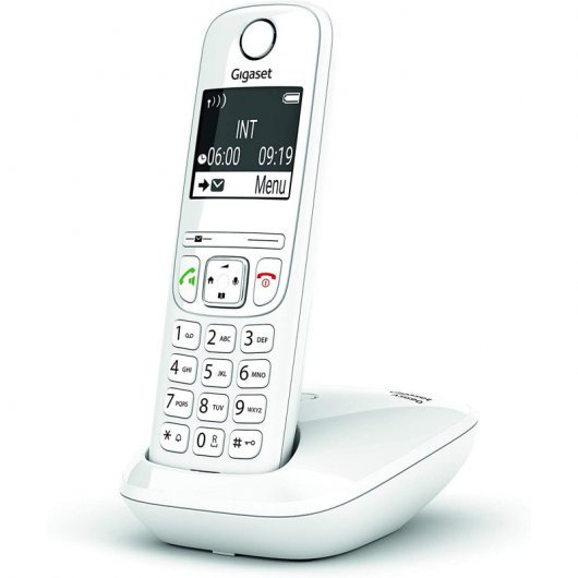 Gigaset AS690 Telefono Inalambrico Dect - Pantalla en B/N - Control de Volumen - Gran Autonomia