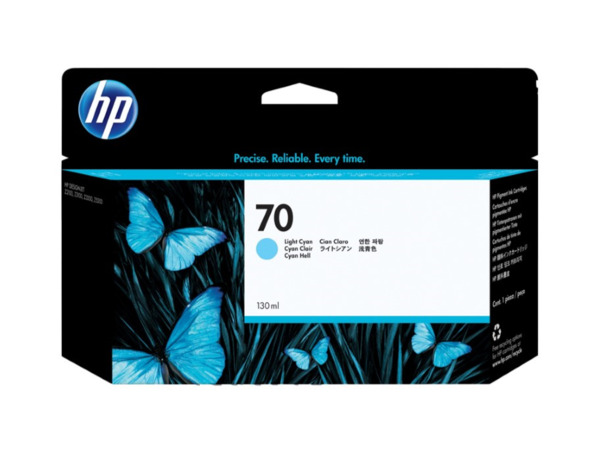 HP 70 Cyan Light Cartucho de Tinta Original - C9390A