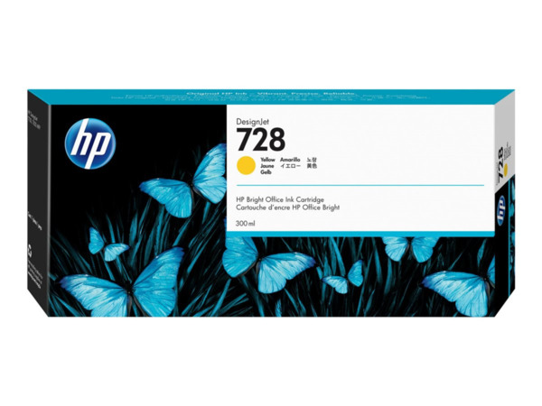 HP 728 Amarillo Cartucho de Tinta Original - F9K15A