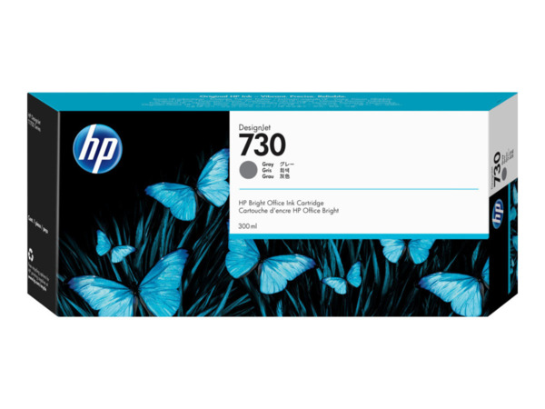 HP 730 Gris Cartucho de Tinta Original - P2V72A