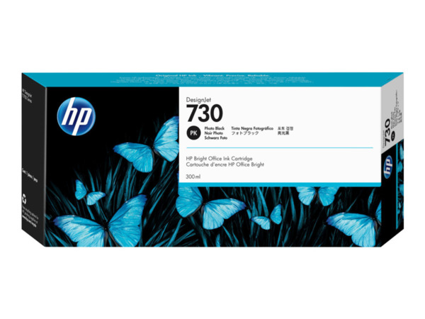 HP 730 Negro Photo Cartucho de Tinta Original - P2V73A