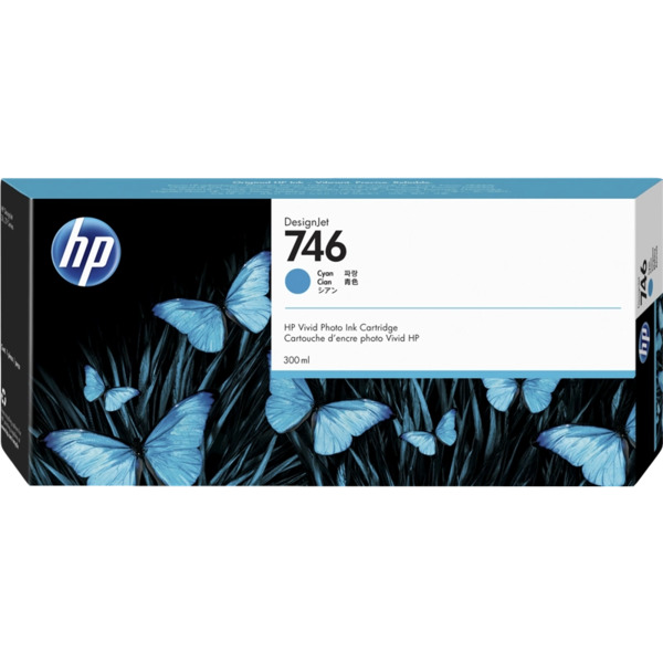 HP 746 Cyan Cartucho de Tinta Original - P2V80A