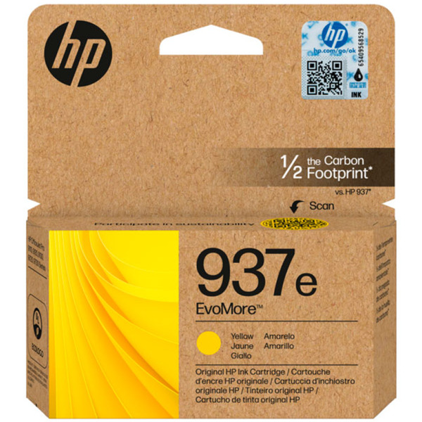 HP 937e Amarillo Cartucho de Tinta Original - 4S6W8NE