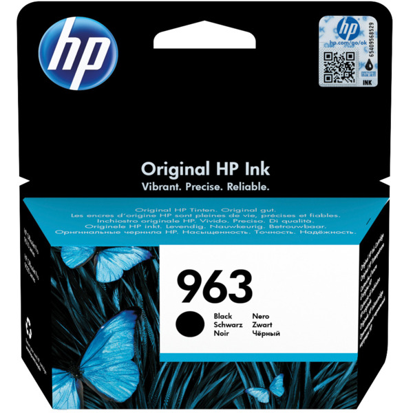 HP 963 Negro Cartucho de Tinta Original - 3JA26AE