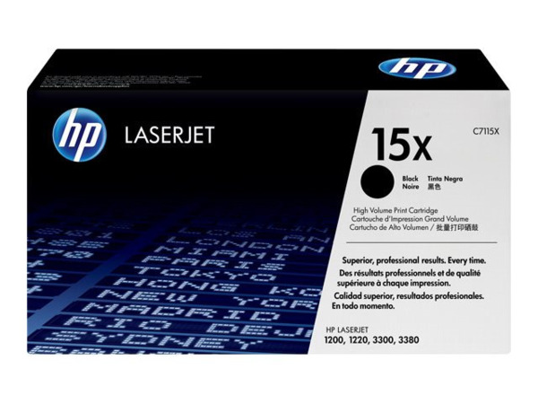 HP C7115X Negro Cartucho de Toner Original - 15X