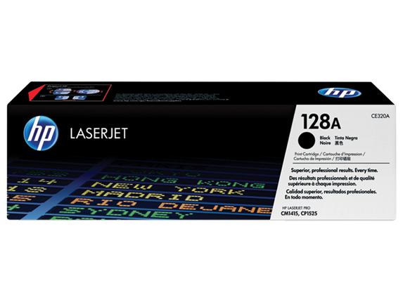 HP CE320A Negro Cartucho de Toner Original - 128A