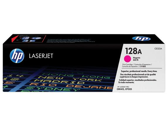 HP CE323A Magenta Cartucho de Toner Original - 128A