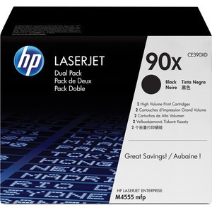 HP CE390X Negro Pack de 2 Cartuchos de Toner Originales - 90X