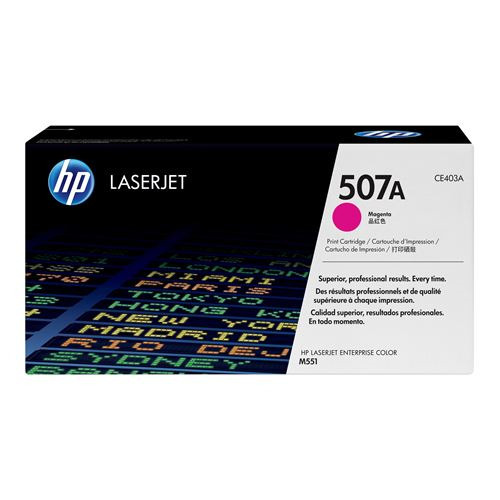 HP CE403A Magenta Cartucho de Toner Original - 507A