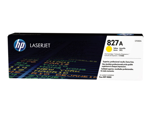 HP CF302A Amarillo Cartucho de Toner Original - 827A