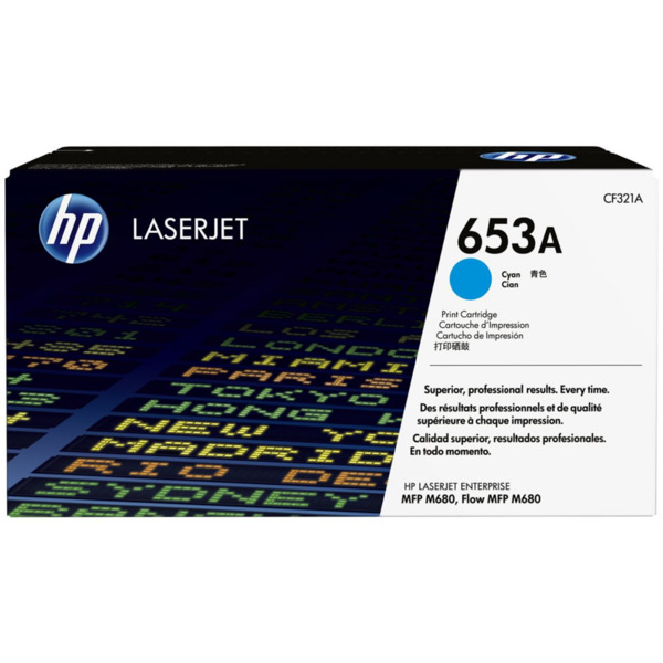 HP CF321A Cyan Cartucho de Toner Original - 653A