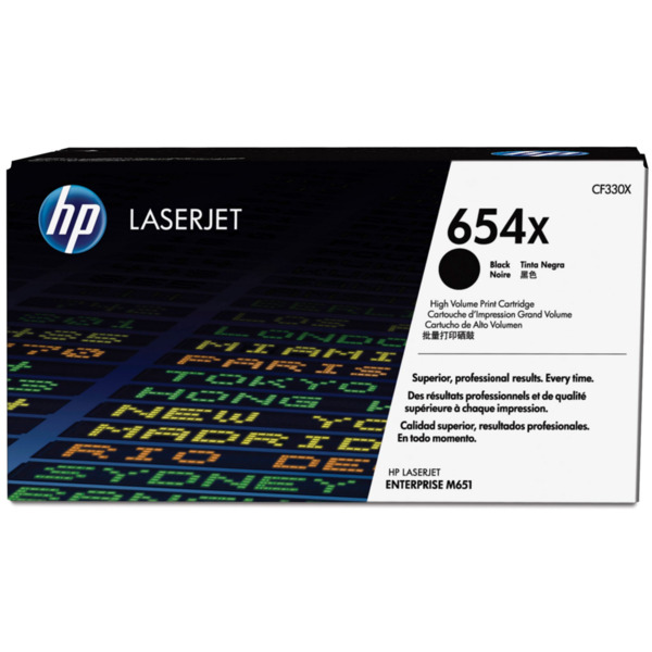 HP CF330X Negro Cartucho de Toner Original - 654X