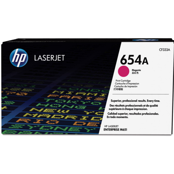 HP CF333A Magenta Cartucho de Toner Original - 654A