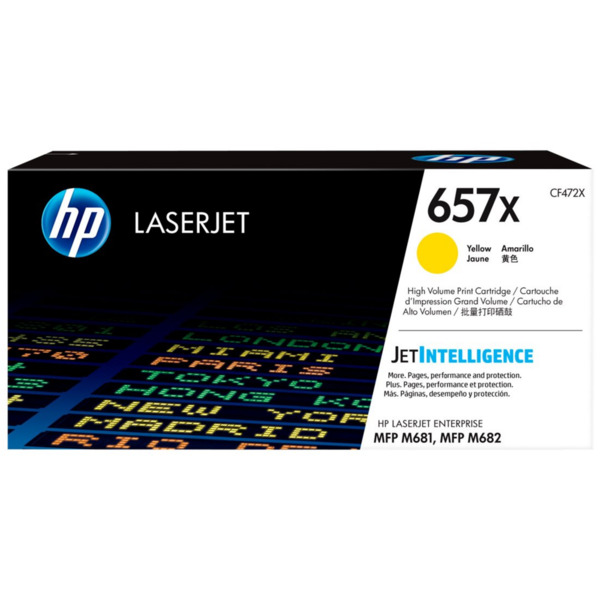 HP CF472X Amarillo Cartucho de Toner Original - 657X