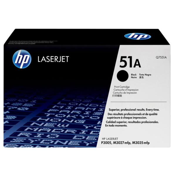 HP Q7551A Negro Cartucho de Toner Original - 51A